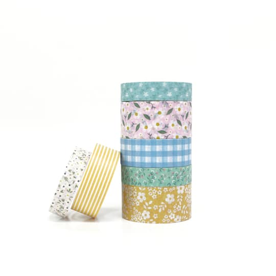 7-Piece Retro Quaint Washi Tape Tube by Recollections™